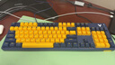 雷柏（Rapoo）V500PRO黄蓝升级款 104键有线背光机械键盘 PBT双色键帽电脑办公游戏全键无冲可编程键盘 红轴 实拍图