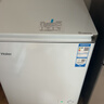 海尔（Haier）142L单温冰柜小型家用小冰柜减霜一级能效冷藏冷冻转换深冷冷柜小冰箱BC/BD-142GHW9D国家补贴 实拍图