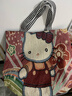 【物超所值】时尚休闲帆布包女单肩包上班托特包帆布袋卡通包包 凯帝猫 大包 实拍图