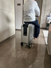 爱尔威（Airwheel）电动行李箱可骑行智能拉杆登机箱可坐可代步20英寸 SX豪华版一银 实拍图