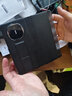 京工智造严选【隐形腕带支架】适用华为matex5手机壳x5折叠屏典藏版真素皮保护套x3智能视窗商务全包超薄防摔款 x5/x3通用【羽纱黑】腕带式*隐形支架*智能视窗 实拍图