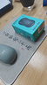 罗技（Logitech）M221 轻音鼠标 无线鼠标 办公鼠标 对称鼠标 带无线微型接收器 薄荷绿 实拍图