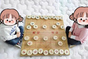 得力（deli）中国象棋套装折叠防水棋盘棋游儿童益智娱乐亲子生态原木开学礼物 实拍图