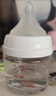 贝亲（Pigeon）【新生儿第一个奶瓶】玻璃奶瓶宽口径奶瓶80ml SS号奶嘴 0月+ 实拍图