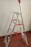 奥鹏梯子折叠家用伸缩人字梯铝合金六步爬梯登高锁扣安全梯 实拍图