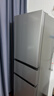 海尔（Haier）「真省电」217L三门小冰箱黑金净化一级能效风冷无霜星辉银BCD-217WGHC3E9S9国家补贴 实拍图