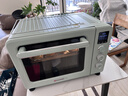 海氏（Hauswirt）C40三代电烤箱家用烘焙多功能发酵一体机食品级搪瓷内胆智能菜单情人节礼物 湖水绿 40L 实拍图