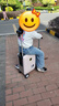 爱尔威（Airwheel）电动行李箱可骑行智能拉杆登机箱可坐可代步20英寸SL豪华版一银 实拍图