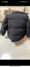 京东京造羽绒服男女情侣款鸭绒冬季保暖外套面包服加厚短款黑色 S 实拍图