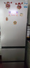 海尔（Haier）「真省电」310L三门冰箱黑金净化一级能效风冷无霜BCD-310WGHD3E7WV(银)国家补贴 实拍图
