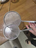 不锈钢漏勺过滤网筛极细家用滤油勺厨房油渣勺打沫勺一体成型 食品级不锈钢 【大号+中号】100密丿品质保障 实拍图