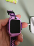 小天才儿童电话手表Q3桑染紫AI精准定位防水大屏视频通话儿童学生智能手表爆款升级移动支付男孩女孩 实拍图