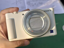 索尼（SONY）ZV-1 数码相机 约2010万有效像素 美肤拍摄/强悍对焦/学生入门/Vlog/4K视频 ZV1 白色  实拍图