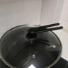 炊大皇 炒锅 304不锈钢炒菜锅煎锅 平底不粘炒锅32cm 可立可视盖不挑灶 实拍图