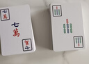 MURCIA纸牌麻将扑克牌144张pvc防水塑料长条形迷你便携式家用加厚玩具 实拍图