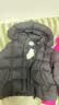 红袖（hopeshow）高端保暖羽绒服2025冬季新款女装「PengPeng」绒90白鹅绒连帽外套 黑3050 M 实拍图