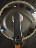 炊大皇 可立可视玻璃盖把手炒锅盖26cm304不锈钢包边锅盖煎火锅蒸锅通用 实拍图