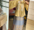 重回汉唐溶溶月竖领对襟袄马面裙套装原创明制汉服女款秋冬款 浅黄色竖领对襟袄/预售 付款60天内发货 L 实拍图