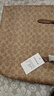 蔻驰（COACH）【品牌直供】女士大号单肩手提托特包棕黄拼棕色CBT20情人节礼物 实拍图
