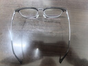 蔡司（ZEISS）镜片近视眼镜框男半框防蓝光辐射可配带散光度数眼睛女钛合金镜架 升级钛材 黑银 配colorein镜片1.56防蓝光 0-600度 实拍图