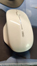 英菲克（INPHIC）M1二代无线蓝牙鼠标可充电办公轻音电量显示便携人体工学三模适用苹果惠普华为笔记本电脑ipad通用 【100%右手选这个+侧翼指托+光面】陶瓷白 实拍图