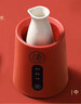 LOTOR暖酒器电热暖奶器温酒器烫酒陶瓷煮酒黄酒白酒加热壶中式温酒壶养生壶 宫廷红 0.25L 实拍图