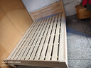 意米之恋橡胶木床实木床 主卧双人床 卧室家具 品质大板【包安装】1.5m*2m 实拍图