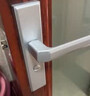 虎顿（HOTUN）卫生间门锁家用通用型浴室把手锁具厕所洗手间铝合金单舌L05银色 实拍图