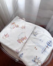 十月结晶婴儿包单春秋双层产房襁褓巾纯棉包被新生儿包被  云端小兔85*85 实拍图
