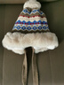偶森帽子女冬季加绒针织东北哈尔滨雪乡旅游保暖装备骑车护耳毛线球帽 实拍图