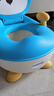 世纪宝贝（babyhood）儿童马桶坐便器 婴儿便尿盆 宝宝仿真小马桶 113小狐狸款天蓝色 实拍图