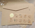 离草信封信纸线条小狗生日贺卡精美可爱手写信明信片浪漫表白信纸情书送女友 10信封+10信纸+10封口贴 实拍图