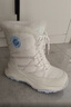 骆驼（CAMEL）熔岩雪地靴女懒人毛毛鞋冬季增高防寒休闲靴 L25W577050 米色 38 实拍图