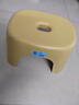换鞋凳小凳子座椅小板凳可叠放加厚塑料凳高级感儿童学生寝室矮凳 柠檬黄1个 实拍图