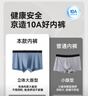 京东京造10A抑菌男式内裤男纯棉平角内裤大码男生四角短裤衩4条XL 实拍图