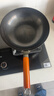 美的（Midea）铁锅炒锅 无涂层精铁炒菜锅 平底牛排煎锅家用燃气灶电磁炉通用 实拍图