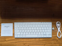 B.O.W航世 HD098C 超薄便携静音双模键盘 无线蓝牙妙控外接ipad电脑手机平板充电办公键盘 白色 实拍图