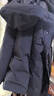 阿迪达斯25年冬款黑色派克羽绒服  商务通勤600蓬男士休闲羽绒连帽夹克 实拍图