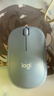 罗技（Logitech）M221 轻音鼠标 无线鼠标 办公鼠标 对称鼠标 带无线微型接收器 雾霭蓝 实拍图