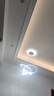 餐厅吊灯四头现代简约饭厅家用水晶创意个性新款网红LED餐桌灯具 白色 三色变光 实拍图