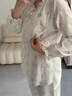 英氏（YEEHOO）26年新品孕妇月子服纯棉哺乳睡衣10A抗菌自带胸垫家居服海洋奇珠M 实拍图