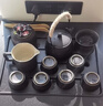 宅轻松 功夫茶具套装家用办公整套茶壶黑陶千里江山礼品提梁壶6件套 实拍图