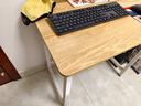 舒客艺家 电脑桌台式小户型小桌子家用学习桌写字办公书桌电竞长条桌子 木纹白架单桌80*50*74 加固电脑桌 实拍图
