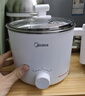 美的（Midea）电煮锅 宿舍小锅 小电锅 学生寝室一体泡面火锅多功能 不锈钢0涂层 电蒸锅 电热锅 XZE1614 配蒸笼 实拍图