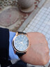 【网红爆款】商务腕表石英运动表休闲皮带男女手表 黑色 实拍图