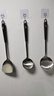双枪304不锈钢锅铲三件套炒菜铲子汤勺子漏勺厨具套装家用榉木柄 实拍图