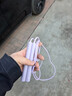 Keep燃脂跳绳无绳负重成人减肥中小学生考试儿童锻炼木槿紫长绳款 实拍图