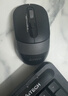 双飞燕（A4TECH）FGS1010Q 104键 无线键鼠套装 无线键盘鼠标套装电脑键盘飞时代静音键鼠套装人体工学 遂空灰 无线 实拍图