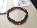 石玥珠宝精品6-7mm石榴石手链本命年转运珠天然手串男女士款 水晶玛瑙 实拍图