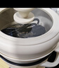 美的（Midea）电煮锅 泡面火锅宿舍小电锅 电蒸锅 多功能家用电热锅 2.6L蒸煮一体 小型2-3人用 配带蒸笼XZE2076 实拍图